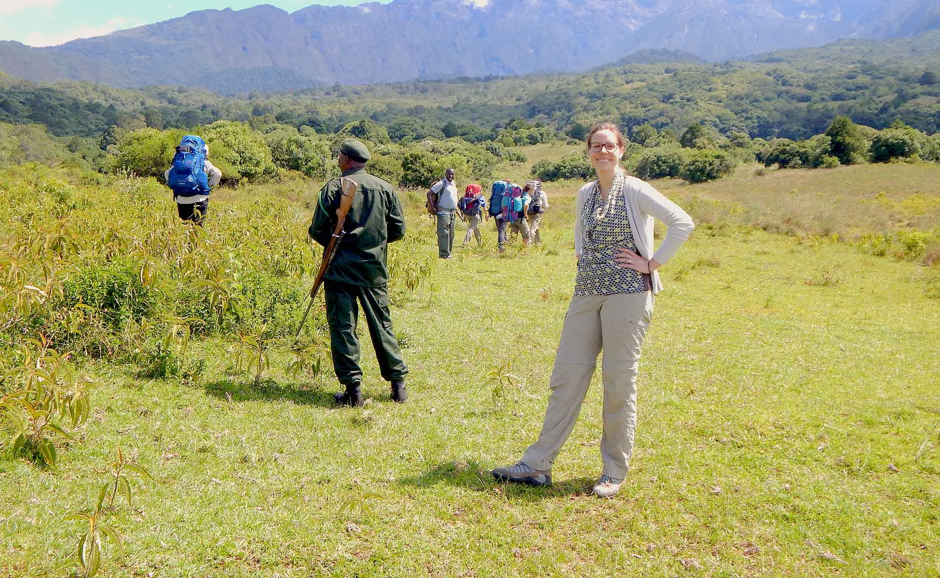 Auf Walking Safari im Arusha Nationalpark