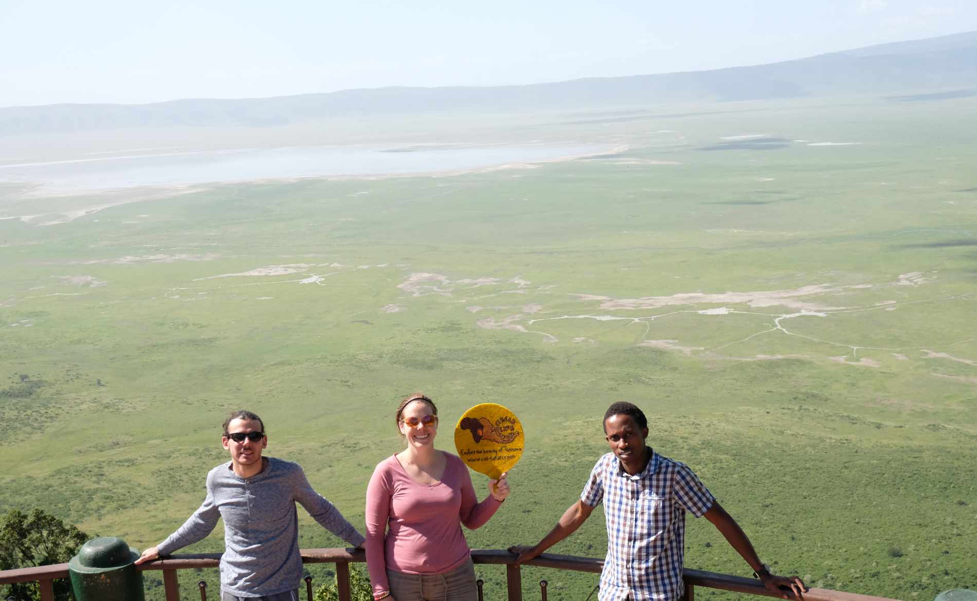Blick vom Ngorongoro Aussichtspunkt in den Krater